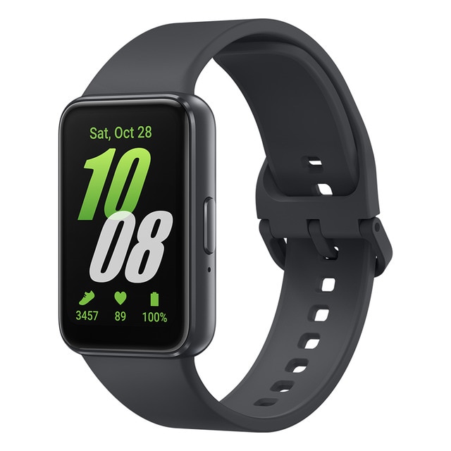 Samsung - Samsung Galaxy Fit3 Grafito Pulsera de actividad (Reacondicionado Grado B).