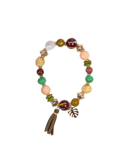 Pulsera con abalorios