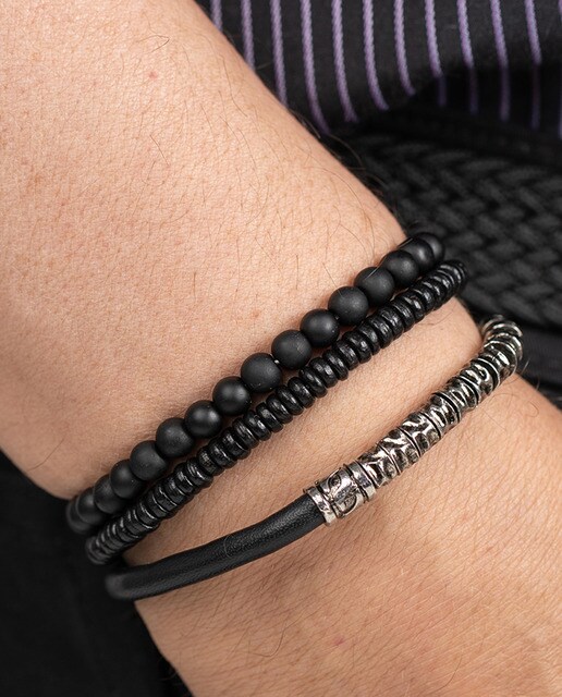 Pulsera con abalorios