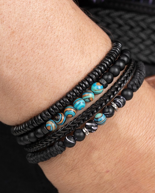 Pulsera con abalorios