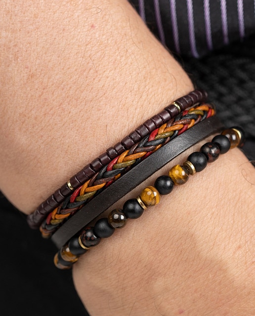 Pulsera con abalorios