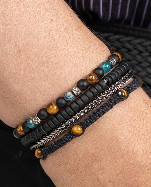 Pulsera con abalorios