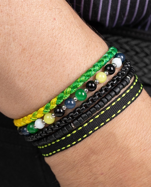 Pulsera con abalorios