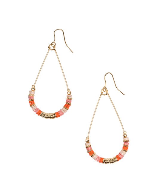 Pendientes con abalorios