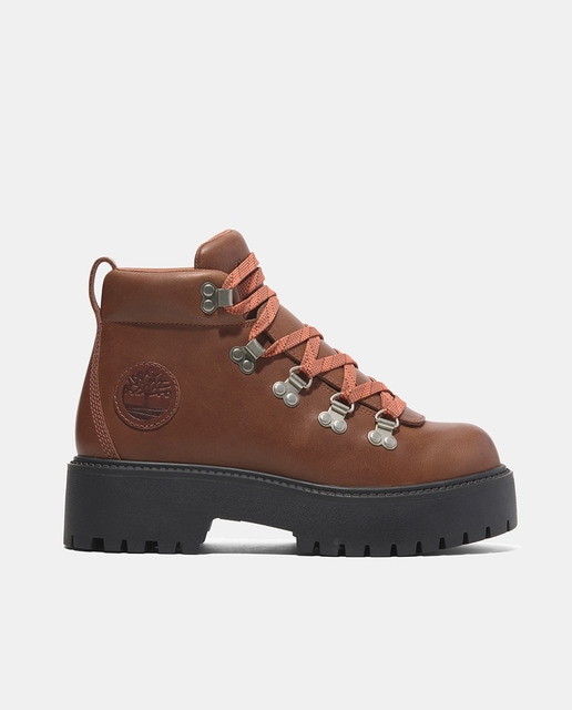 Botas Stone Street de mujer tipo montaña con plataforma y cordones