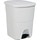 DENOX cubo de basura blanco con pedal 50 l 1 unidad