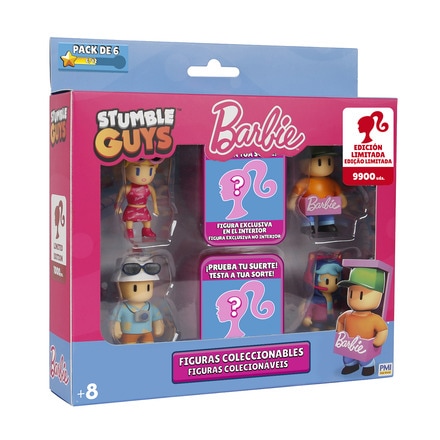 Pack deluxe 6 Figuras 6 cm  Barbie Bizak modelos surtidos