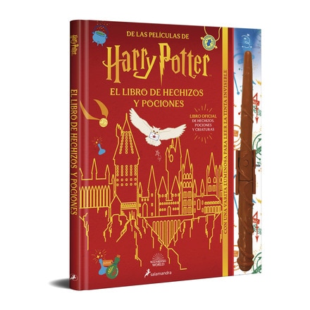 El libro de hechizos y pociones (libro oficial) (Harry Potter): Con una varita luminosa para leer la tinta invisible  (Tapa dura)