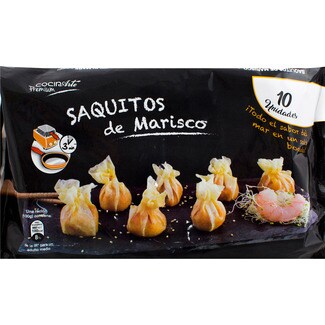COCINARTE saquitos rellenos de marisco 10 unidades envase 150 g