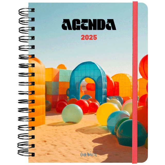 Agenda anual semanal Tantanfan 2025 Coco Dávez.