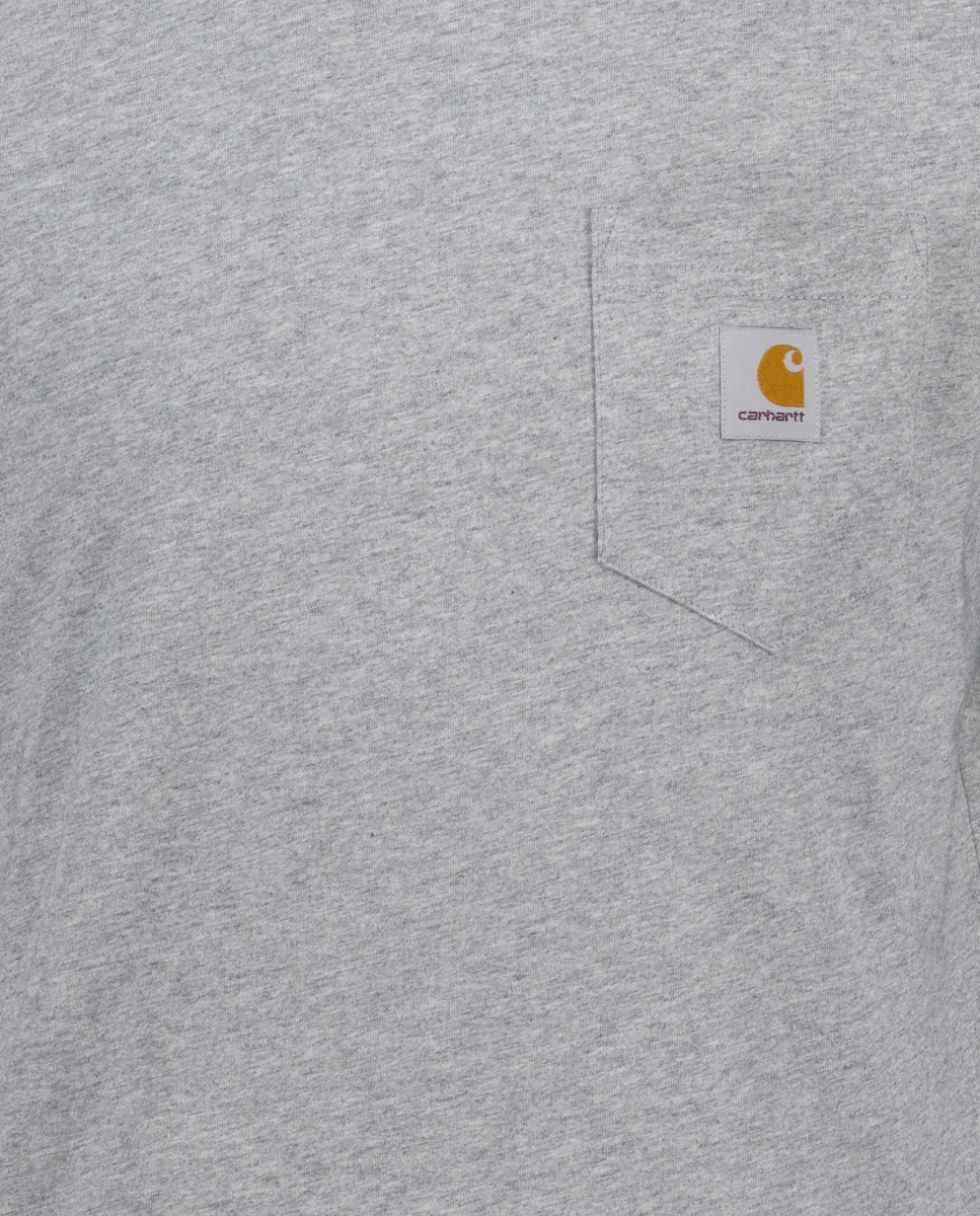 T-shirt S/S Pocket Cinzento-6