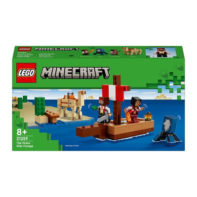 Comprar Juguete de construccion El Viaje en el Barco Pirata Lego Minecraft LEGO Hipercor