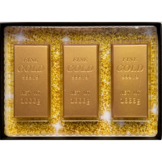 Ludomar Chocolates Lingotes de Ouro embalagem 75 g