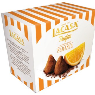 Lacasa Trufas de Chocolate com Laranja embalagem 200 g