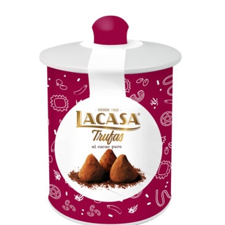 Lacasa Trufas de Cacau Puro lata 100 g