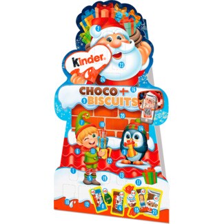 Kinder Calendário do Advento Chocolate com Biscoito embalagem 198 g