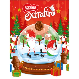 Nestlé Calendário do Advento Extrafino embalagem 85 g