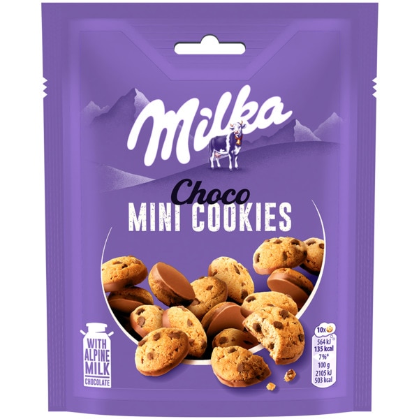 Mini Cookies embalagem 110 g