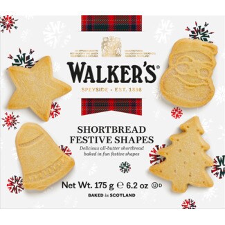 Walkers Bolachas Forma Natalícias caixa 175 g