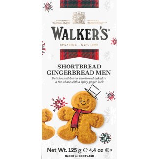Walkers Bolachas de Gengibre Shortbread Boneco de Neve caixa 125 g