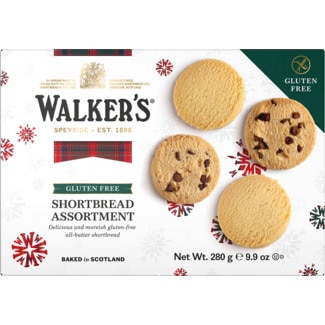 Walkers Bolachas de Manteiga Shortbread Sem Glúten caixa 280 g
