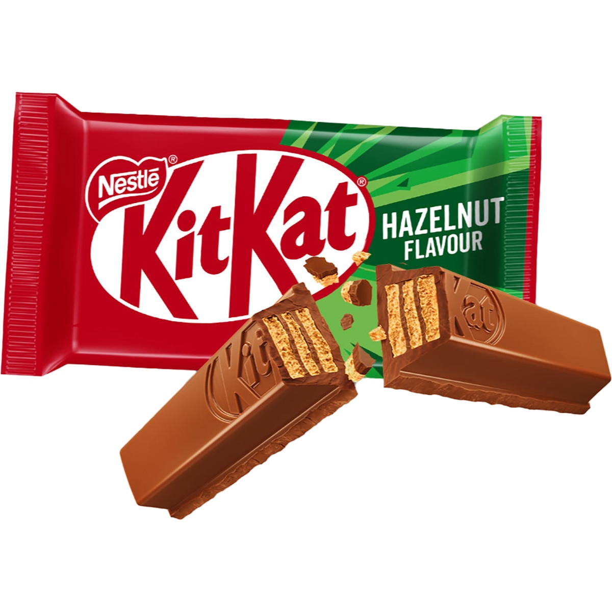 barritas de galleta recubiertas de chocolate con leche sabor avellanas pack 3