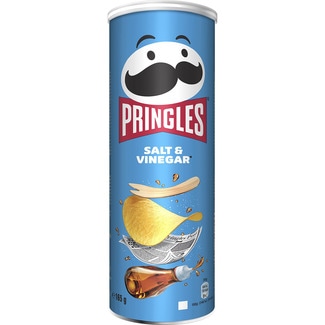 PRINGLES aperitivo frito de patata sabor sal & vinagre lata 165 g