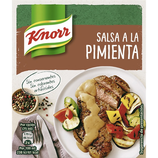 salsa a la pimienta envase 300 g