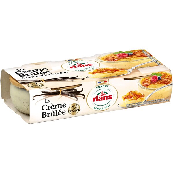 Rians crème brûlée 2-pack tubs 100 g