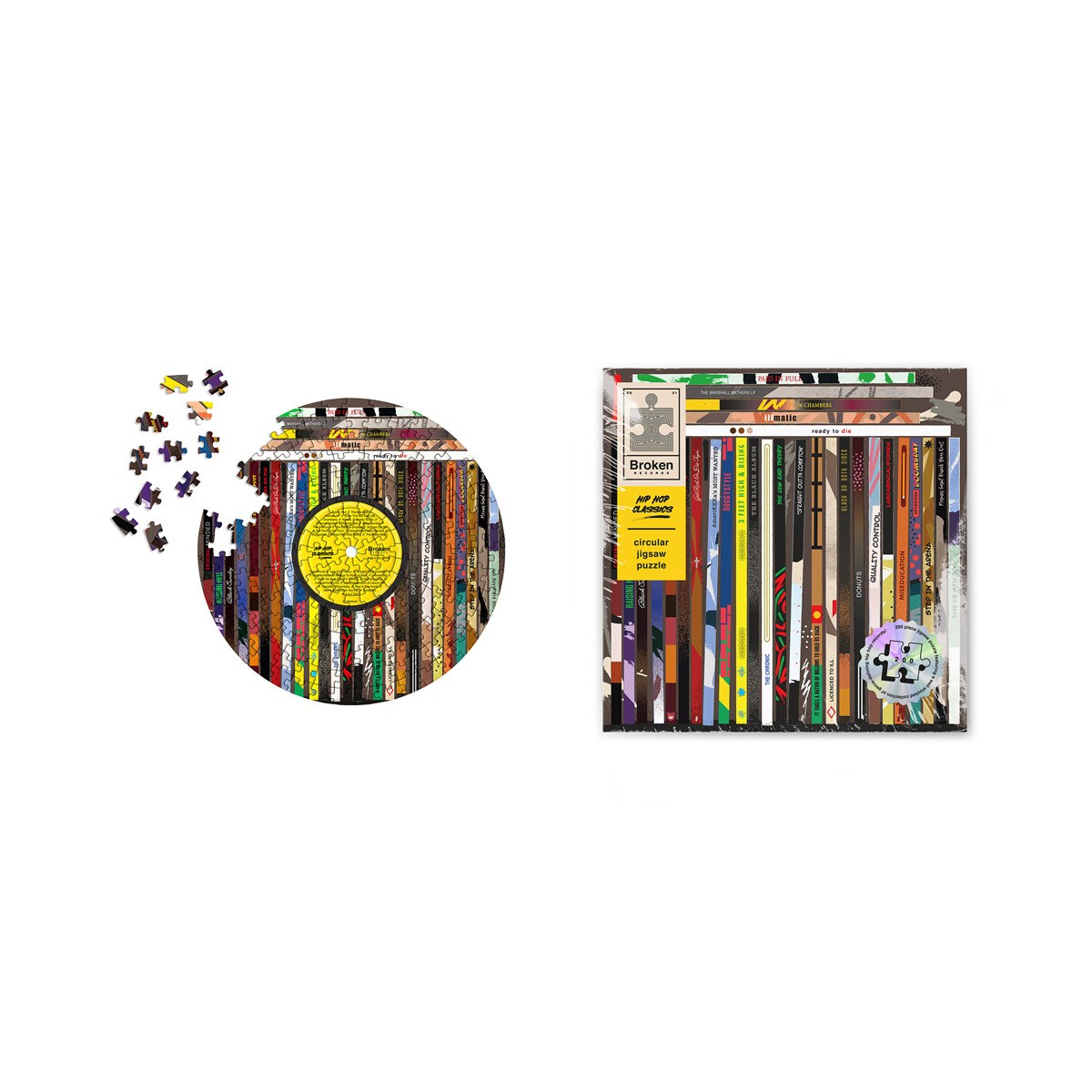 Puzzle de Suck UK circular hip hop 4