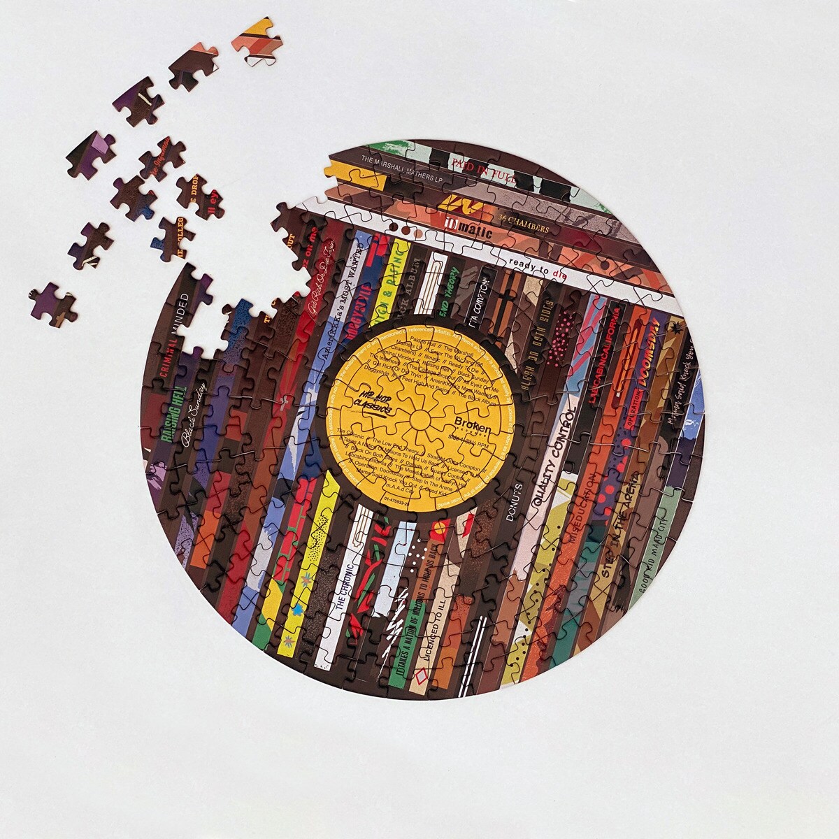 Puzzle de Suck UK circular hip hop 3
