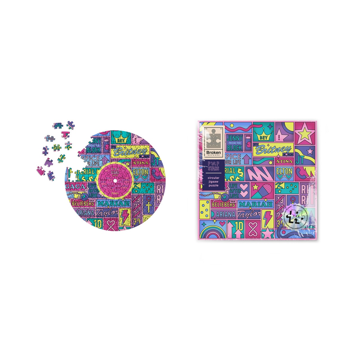 Puzzle de Suck UK circular pop 4