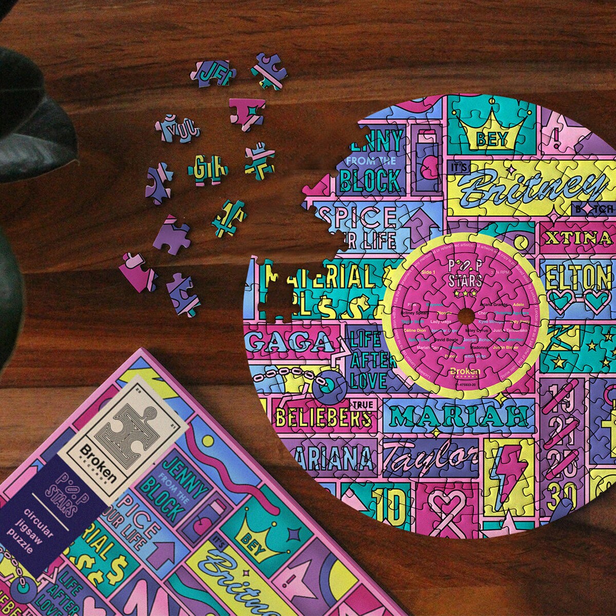 Puzzle de Suck UK circular pop 3