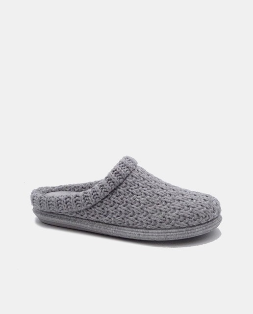 Zapatillas de casa Domi de mujer en textil con suela antideslizante y plantilla extraible