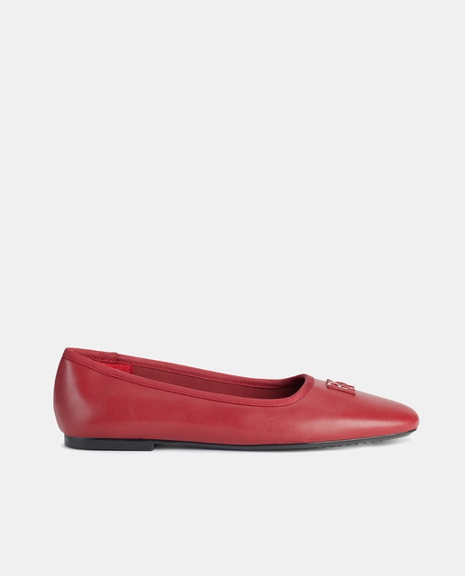 DKNY - Bailarinas de mujer planas con adorno logo marca.