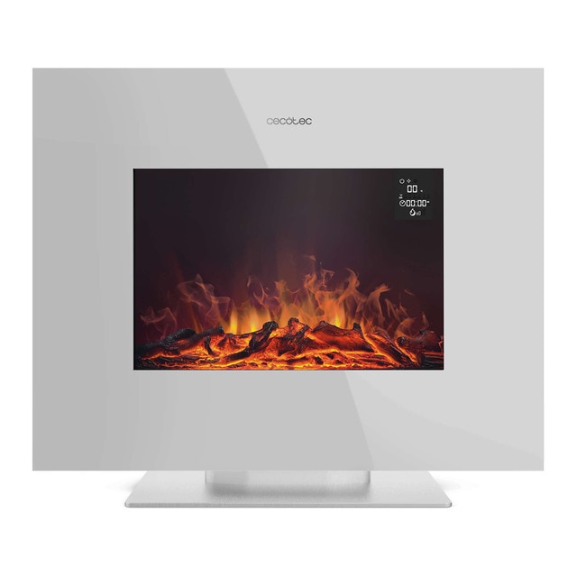 Chimenea eléctrica decorativa Cecotec ReadyWarm 2700 con dos niveles de potencia