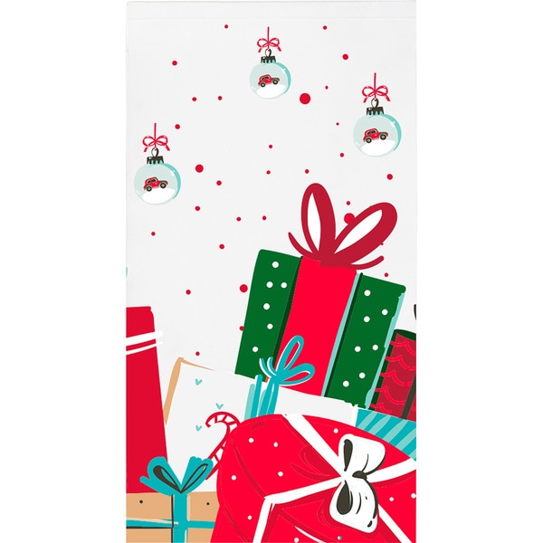 Tischdecke mit Weihnachtsdekor 140 x 220 cm Paket 1 Einheit