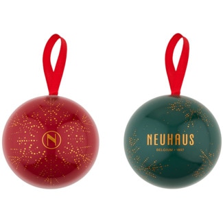 Neuhaus Bombons Christmas Balls Verde e Vermelho embalagem 119 g