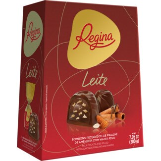 Bombons Recheados de Leite embalagem 200 g