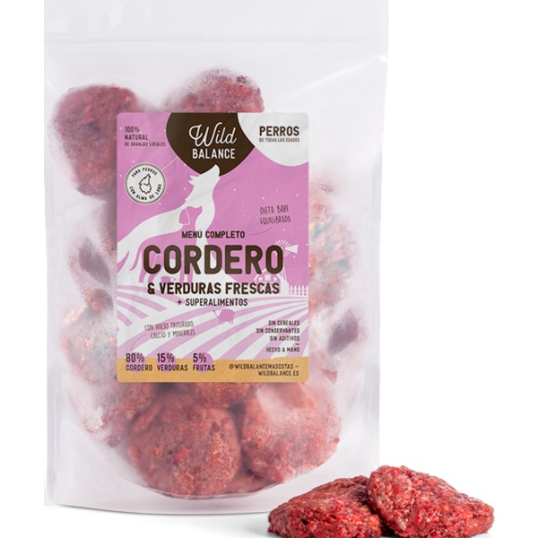 Alimento para Cão Cordeiro e Verduras embalagem 1 kg