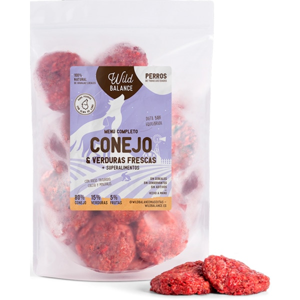 Alimento para Cão Coelho e Verduras embalagem 2,5 kg