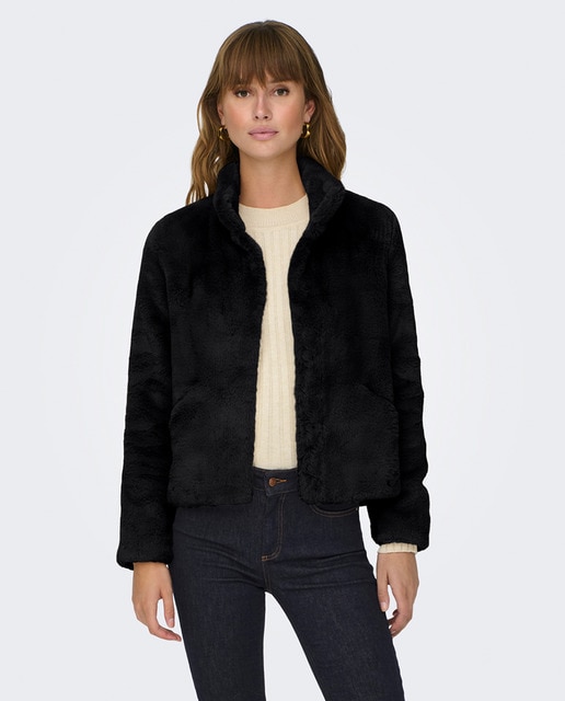 Abrigo de mujer estilo pelo de manga larga