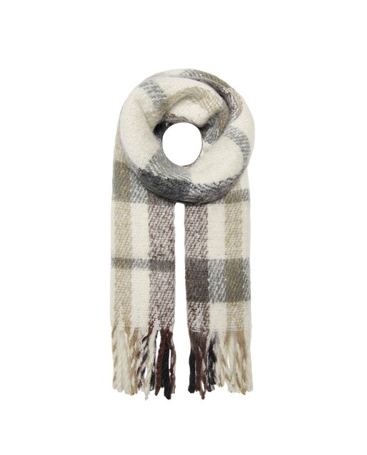 Bufanda de mujer larga de cuadros