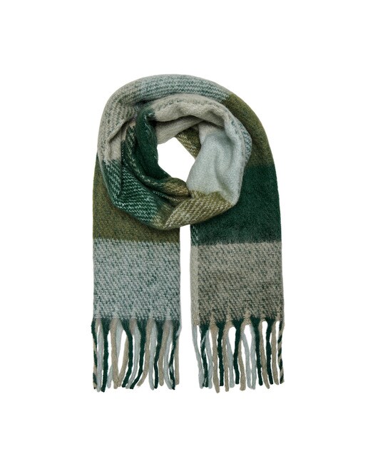 Bufanda de mujer larga de cuadros