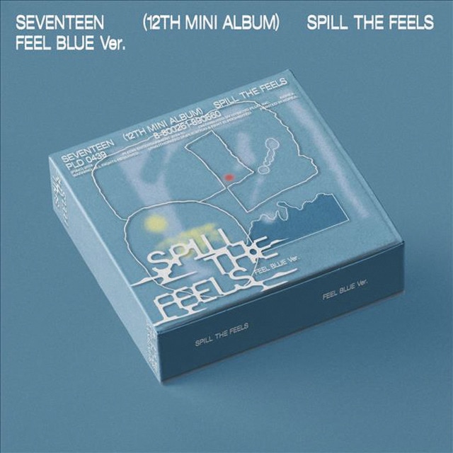 SEVENTEEN 12th Mini Album SPILL THE FEELS FEEL BLUE Ver CD