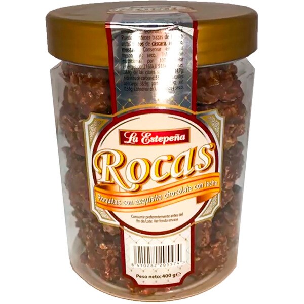 Rocas rocks with exquisite milk chocolate jar 400 g