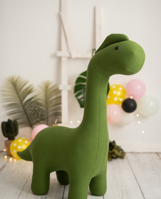 Lámina infantil dinosaurio verde