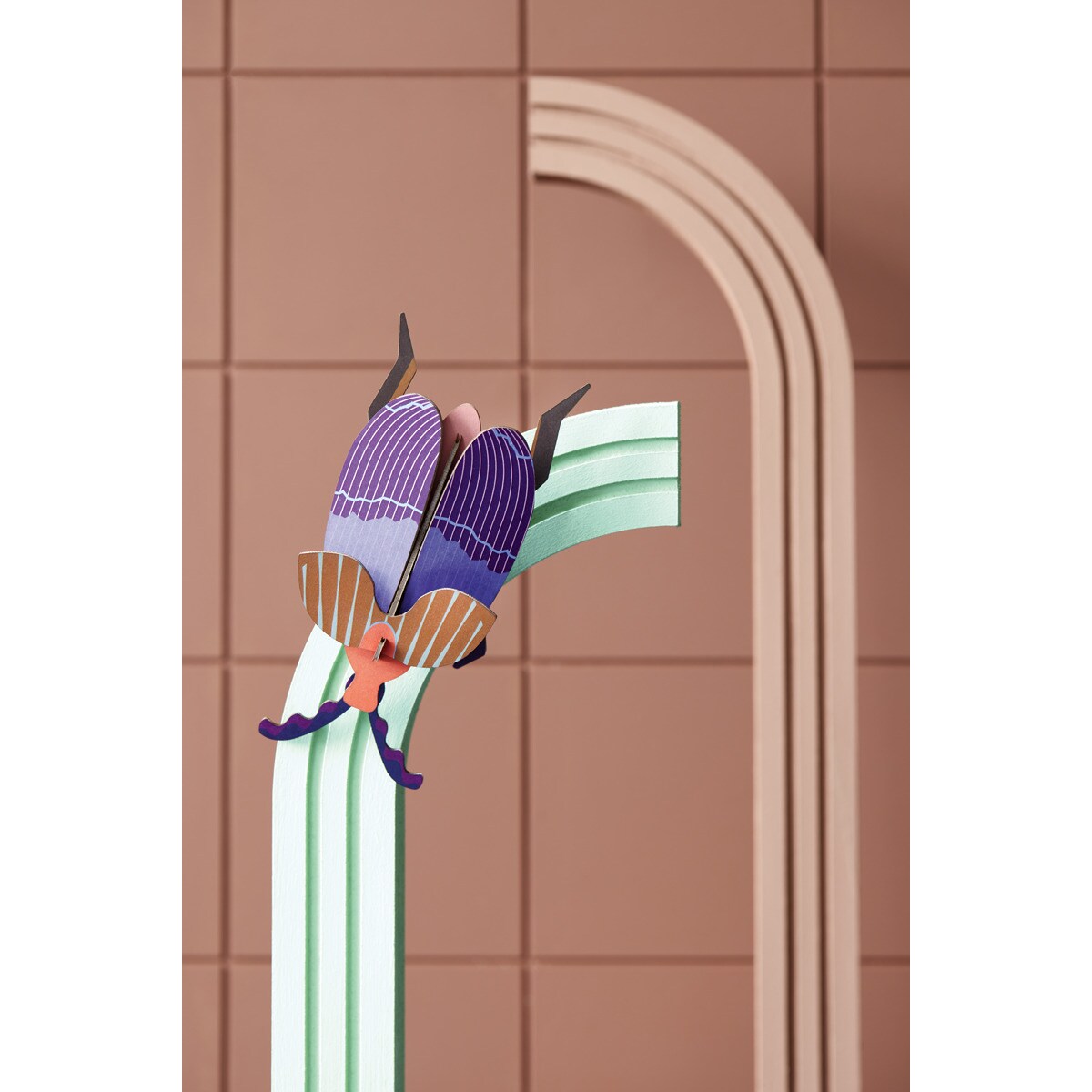Mural em 3D Studio roof queen beetle 2