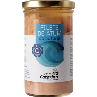 Santa Catarina Filetes de Atum ao Natural frasco 250 g