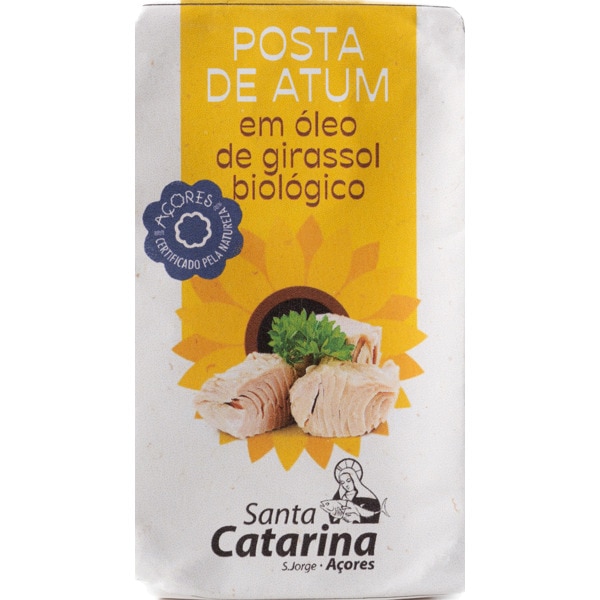 Posta de Atum em Óleo de Girassol Biológico lata 120 g